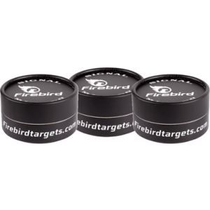 Firebird USA Signal Marker, Black Moving Trajectory/Static Universal Firearm 65mm 3 Pack - SMCB