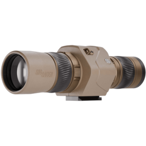 Sig Sauer Electro-Optics OSCAR6 HDX Pro Spotting Scope, Straight Body 16-32x60mm Flat Dark Earth Rubber Armor Magnesium Fog / Waterproof - SOO62001