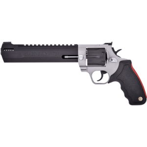 Taurus Raging Hunter Revolver, 10" Matte Black Ported/Target Crown Barrel Matte Black Cylinder Matte Stainless Steel Frame Black Rubber Grip Large Frame 5rd 500 S&W Mag - 2-500105RH