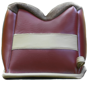 BenchMaster Bench Bag, Medium Prefilled Leather Front Bag Rifle - BMALBBMF