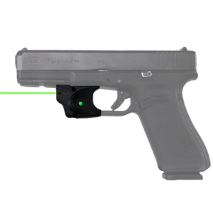 Viridian E SERIES Green Laser Sight, Black High Strength Thermo Molded Polymer Trigger Guard 100 yard Range in Daylight & 1 Mile at Night for Glock 17/19/22/23/24/34/35/45/47MOS - 9120091