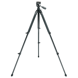 Bushnell Advanced Tripod, Black Aluminum 60'' 3 Legs Compatible w/ Camcorder/ Camera - 784030