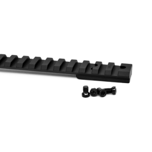 Warne V4T3M Vapor Picatinny Rail Black Anodized Aluminum Fits Tikka T3/T3x, 0 MOA