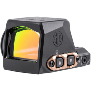 Sig Sauer Electro-Optics SORX1408 Romeo-X Enclosed Compact Black/Rose Gold 1x 24mm 2 MOA Red Dot/65 MOA Circle Reticle