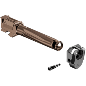Radian Weapons R0860 Ramjet & Afterburner Combo 9mm Luger Compatible w/Glock 43X, Bronze Stainless Steel