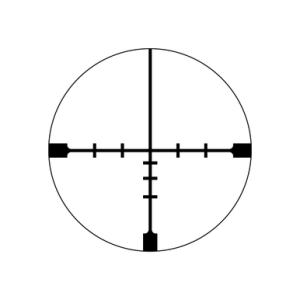 Trijicon 2700008 Huron Satin Black 1-6x 24mm 30mm Tube BDC Hunter Holds Reticle