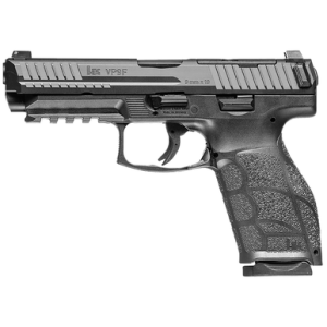 HK VP9A1 F Full Size Frame 9mm Luger 15+1 4.53" Black Steel Barrel 81001065