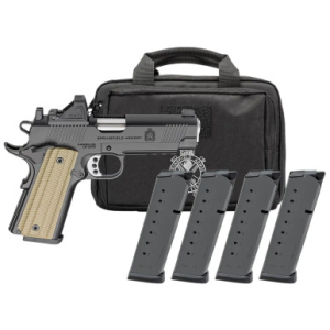 Springfield Armory 1911 Operator AOS Gear Pac 9mm Luger 9+1 4.25" Stainless Match Grade Barrel PO9227AOSPAC