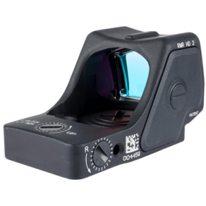 Trijicon RMR HD Red Dot Sights, Matte Black Aluminum 1 x 0.89" x 0.67" 3.25 MOA Red Dot/55 MOA Circle Multi Reticle Fog Proof / Impact Resistant / Shock Proof / Waterproof / Water Resistant 3200002