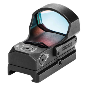 Hawke Sport Optics 12145 Reflex Sight Black 1x34mm Illuminated Circle w/Red Dot Reticle Weaver Rail Mount