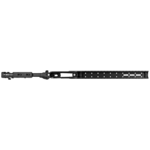 Mdt Sporting Goods Inc 106557BLK ACC Elite Chassis Black Aluminum, SRS-X Elite Stock with Adj. Cheekrest/Buttpad, Vertical AR-Style Grip, M-LOK Forend & Thumb Rest, AICS Mag Compatible, Fits Short Action Remington 700