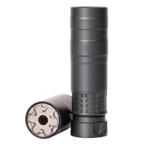 Rugged Suppressors RAD01762 Radiant762 7.62mm 1.50" Diameter, 17-4 Stainless Steel, Black Cerakote Finish, 5/8"-24 tpi