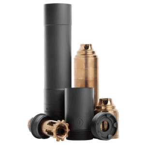 Rugged Suppressor OBS0145 Obsidian45 45 ACP 1.37" Black Cerakote 17-4 Stainless Steel .578"-28 tpi