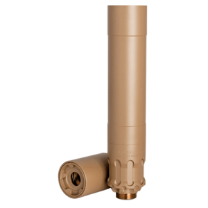 Rugged Suppressors OBSFDE45 Obsidian45 45 ACP 1.37" Flat Dark Earth Cerakote 17-4 Stainless Steel .5 x 28 tpi