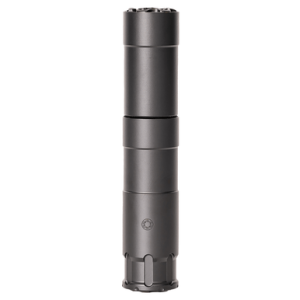 Rugged Suppressors OCU22 Oculus22 22 LR 1.06" Black Cerakote 17-4 Stainless Steel 1/2"-28 tpi