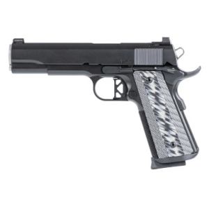 Dan Wesson 01823 Valor 45 ACP 5" 8+1 Black Black Duty Stainless Steel Slide Gray G10 Grip