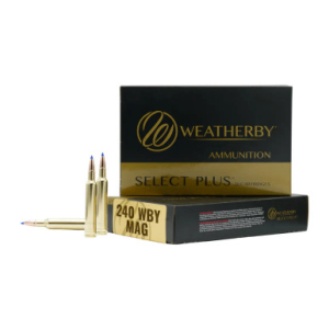 Weatherby Select Plus 240 Wthby Mag 72gr Hammer Custom 20 Per Box M24072HCB