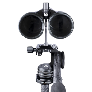 Tricer QB Bino Tripod Adapter Black Aluminum Skeletonized BA-ADP-2
