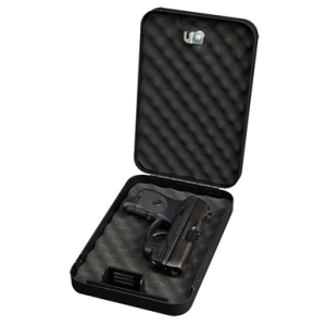 Bulldog BD1121 Personal Vault Key Entry Black Powder Coat Steel Holds 1 Handgun 9.50" L x 6.50" W x 2" D