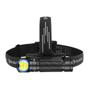 Olightstore Usa Inc PERUN3BLACK Perun Black 3000 Lumens Red/White