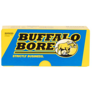 Buffalo Bore Ammunition 47D/20 Hunting & Sniping 458 SOCOM 400 gr Semi-Jacketed Flat Point (SJFP) 20 Bx/ 12 Cs