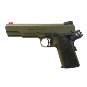 T R Imports 191145GREEN 1911 45 ACP 7+1 Overall Green Cerakote, Walnut Grip