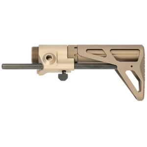 Maxim Defense Combat Carbine Stock (CCS) Gen 6 FDE Aluminum, Includes Buffer Tube, Fits AR-15 Platform - MXM47563