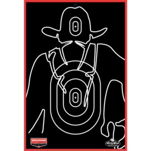 Birchwood Casey 35770 Dirty Bird Gunslinger Silhouette Heavy Paper 12" x 18" 6 Pack