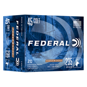 Federal C45LCB Power-Shok 45 Colt 235gr Jacketed Hollow Point 20 Per Box
