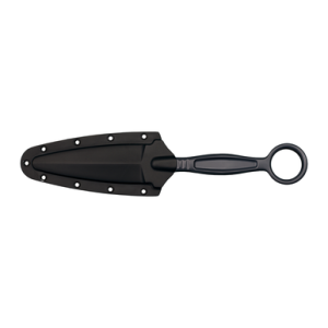 Cold Steel CS36MF Drop Forged Battle Ring 2 3.50" Fixed Spear Point Plain Black Matte