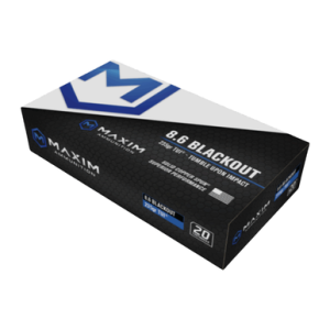 Maxim Defense MXM49150 Tumble Upon Impact (TUI) 8.6Blackout 235gr Solid Copper Spun 20 Per Box
