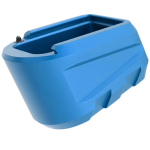 Tyrant CNC Magazine Extension, 3rd Blue Aluminum 9mm Fits Sig P365 X Macro - TDP365MAGEXBLUE