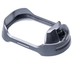 Tyrant CNC Magwell, Grey Aluminum Fits Glock 17 Gen 5 - TDG17MWG5GREYBLACKSCRE