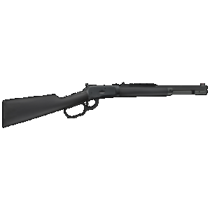 Taylors & Company 220093 1892 Alaskan Take-Down 44 Rem Mag Caliber with 7+1 Capacity, 16" Barrel, Matte Black Metal Finish & SoftTouch Black Synthetic Stock (Full Size)