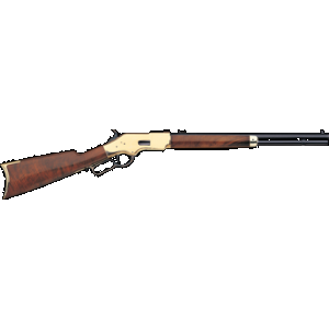 Taylors & Company 550190 1866 45 Colt (LC) Caliber with 10+1 Capacity, 20" Blued Octagon Barrel, Brass Metal Finish & Walnut Stock (Full Size)