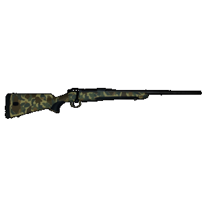 Mauser M18OS65CT M18 6.5 Creedmoor 5+1 22" Black Threaded Barrel Black Steel Old School Camo Fixed with Storage Compartment Stock