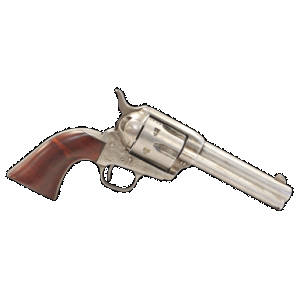 Taylors & Company 555111 1873 Cattleman 45 Colt (LC) Caliber with 4.75" Barrel, 6rd Capacity Cylinder, Overall Antique Finish Steel & Walnut Grip