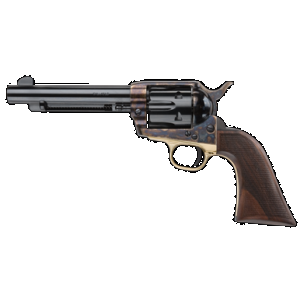 Pietta HF45ALC512NMCW 1873 Great Western II Alchimista II 45 Colt (Long Colt) 6rd 5.50" Blued Steel Barrel & Cylinder, Color Case Hardened Steel Frame, Checkered Walnut Army Grip, Exposed Hammer