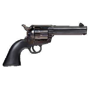 Taylors & Company 555161 Devil Anse 45 Colt (LC) Caliber with 4.75" Blued Finish Barrel, 6rd Capacity Blued Finish Cylinder, Color Case Hardened Finish Steel Frame & Matte Black Wood Grip