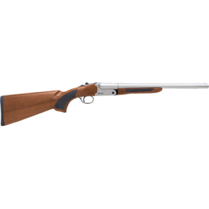 Citadel Boss SxS Coach 12GA, 18.5in. Barrel, 2rd, Wood Stock & Forend - Gray (CITSBS1218NKL)