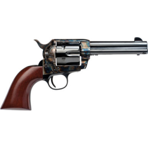 Cimarron Frontier .44-40 Winchester 4.75in 6 shot Case Colored Blued Walnut Grip