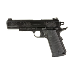 Girsan 392068 MC1911 S Untouchable Full Size 45 ACP 8+1 5" Black Steel Barrel, Black Camo Serrated Steel Slide & Frame w/Beavertail & Picatinny Rail, Black Polymer Grip