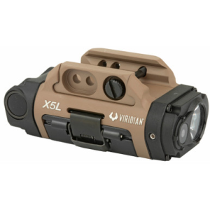 Viridian X5L-FDE Gen 3 Universal Rail Light Green Laser 500 Lumens