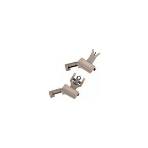 Troy Flat Dark Earth 45 Degree Offset Battlesight Set Mdft-00 Same Plane Rails