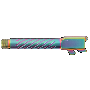 Ballistic Advantage 9mm Glock 17 Gen 5 Threaded Spiral Fluted PVD Iridescent