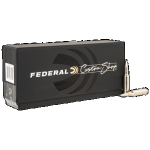 Federal Custom Shop 6.5 Creedmoor Terminal Ascent 130 Grain 20 Rounds