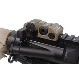 Troy Rear Folding BattleSight Flat Dark Earth for AR-15 Picatinny Rail .50 MOA