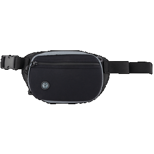 Galco FTPRGBC Fastrax PAC Waistpack Size Compact Black/Gray Neoprene Compatible w/Glock 32/Kahr CW Belt Up to 50" Wide Ambidextrous