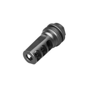 SilencerCo AC1557 ASR Muzzle Brake Black Steel with 5/8"-32 tpi Threads for 458 Cal