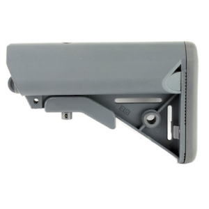B5 Systems Enhanced SOPMOD Wolf Gray Collapsible Stock for AR-15 Milspec Receiver